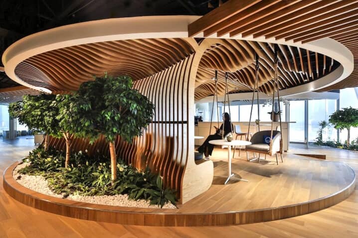 biophilic design trends modern studio